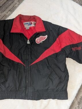 Chalk Line Detroit Red Wings Black & Red Team Jacket
